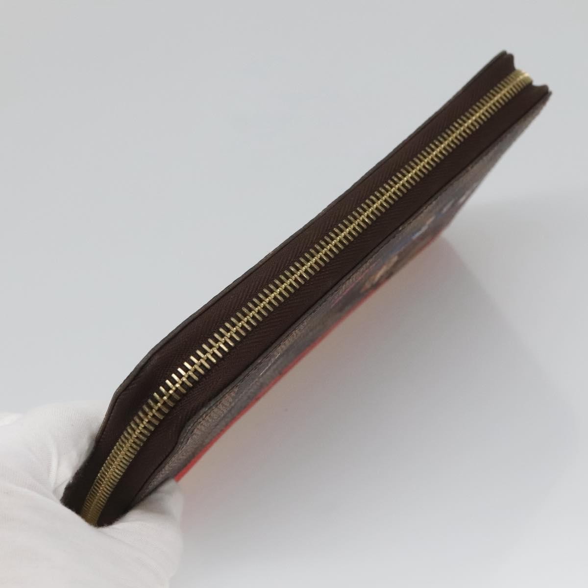 Louis Vuitton Zippy Wallet Nm Monogram Canvas Brown Canvas Wallets Accessory (Pre-Owned)