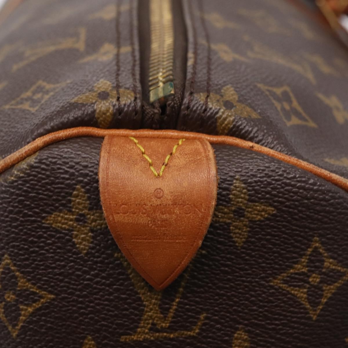 Louis Vuitton Keepall Monogram Canvas Brown Canvas Travel Bag Bag (Pre-Owned)