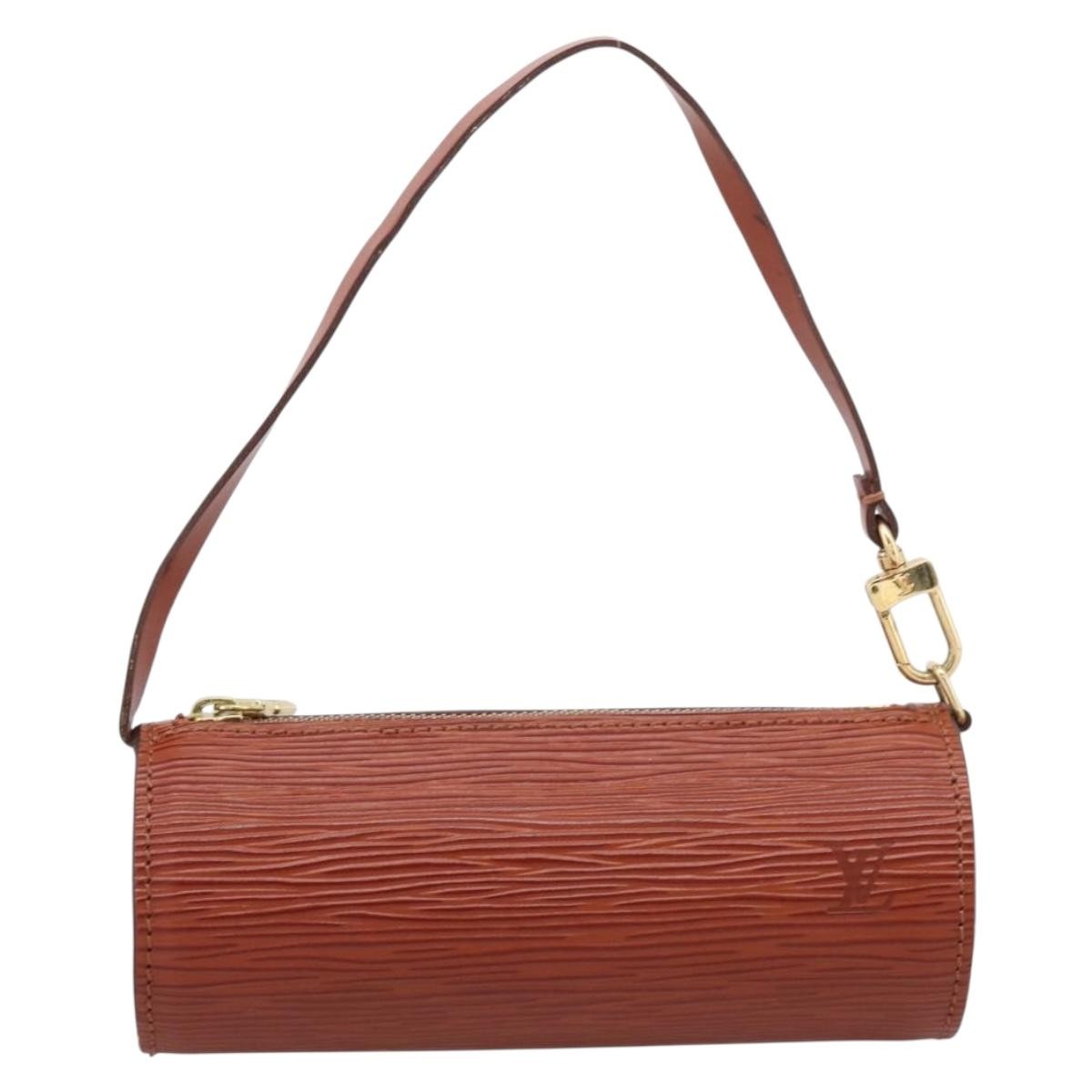 Louis Vuitton Soufflot Pochette Epi Leather Brown Leather Clutche & Pouche Bag (Pre-Owned)