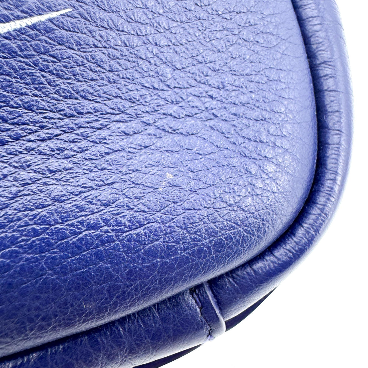 Balenciaga Everyday Camera Printed Leather Blue Leather Handbag (Pre-Owned)