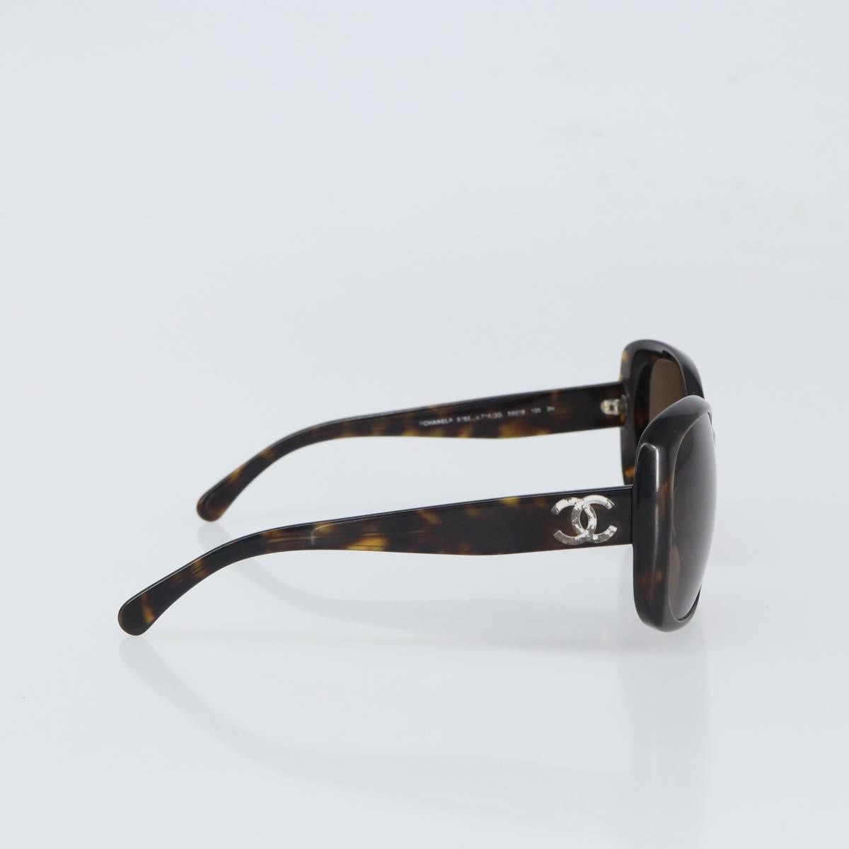 Chanel Chanel Logo Sunglasses Eye Wear Plastic Black Plastic Sunglasse Accessory (Pre-Owned)