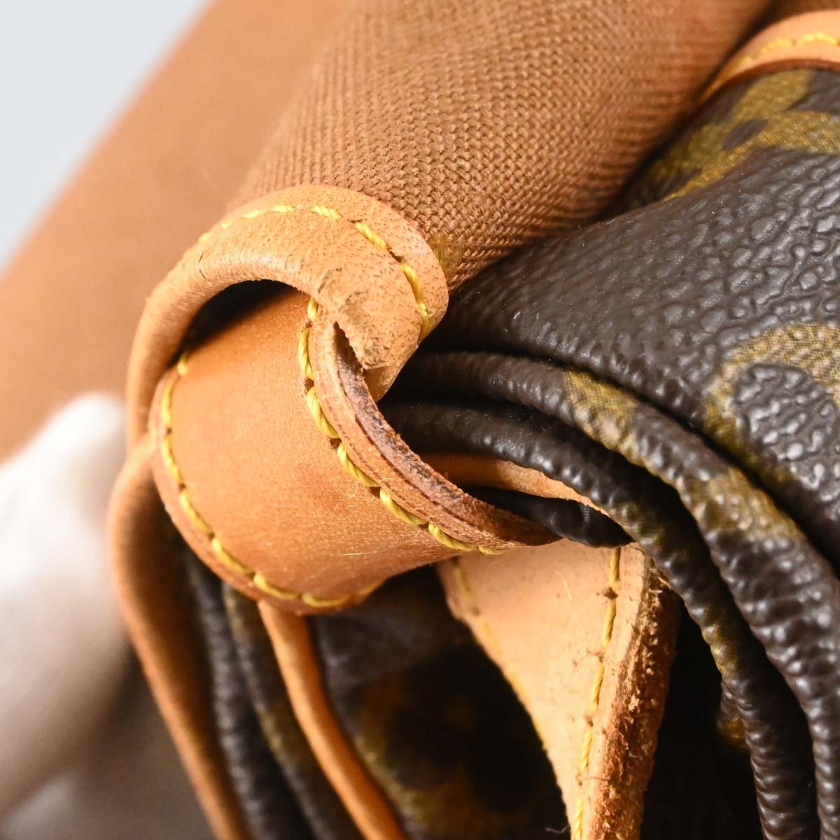 Louis Vuitton Saumur Monogram Canvas Brown Canvas Shoulder Bag Bag (Pre-Owned)