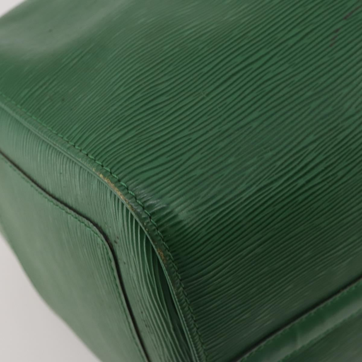 Louis Vuitton Keepall Epi Leather Green Leather Travel Bag Bag (Pre-Owned)