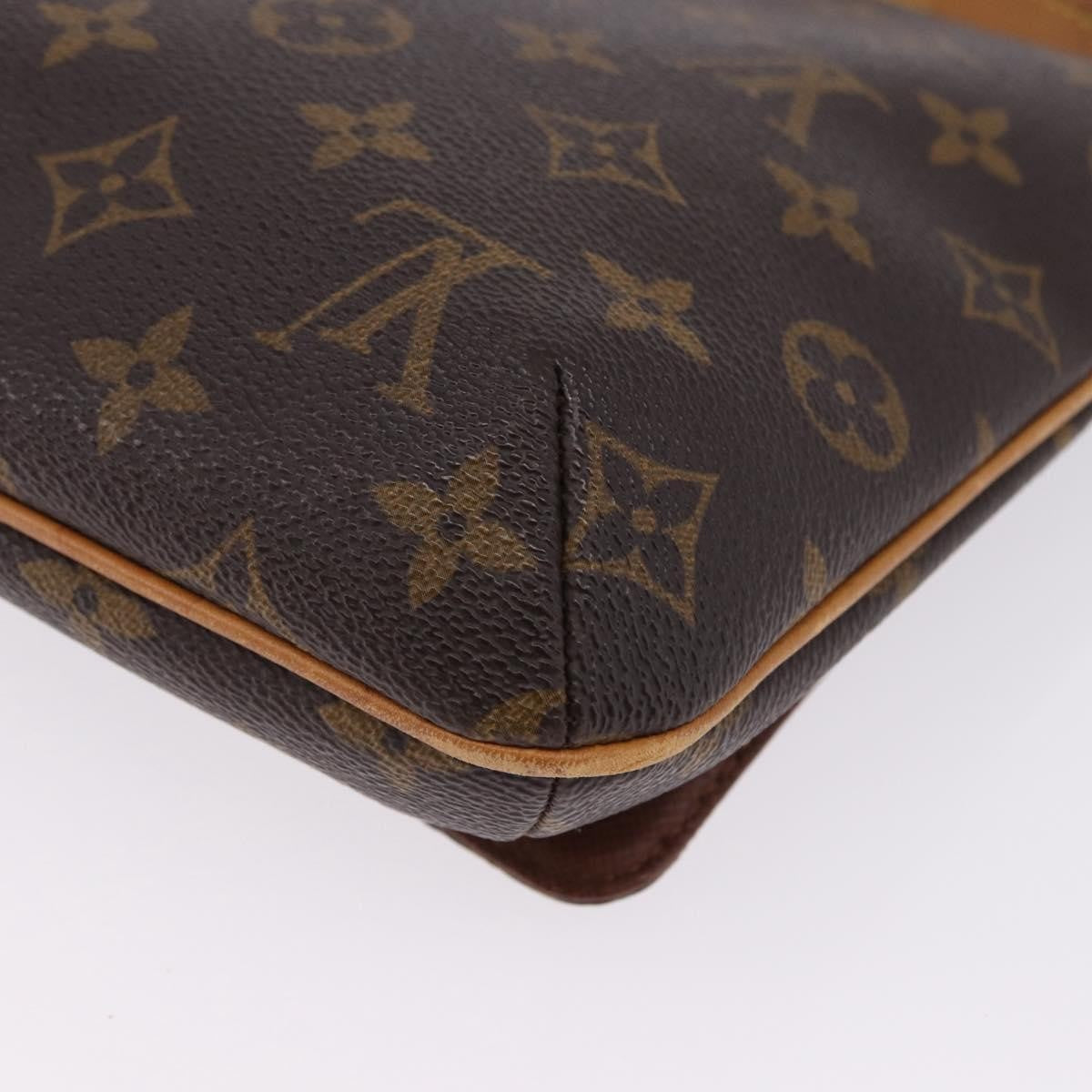 Louis Vuitton Musette Tango Monogram Canvas Brown Canvas Shoulder Bag Bag (Pre-Owned)