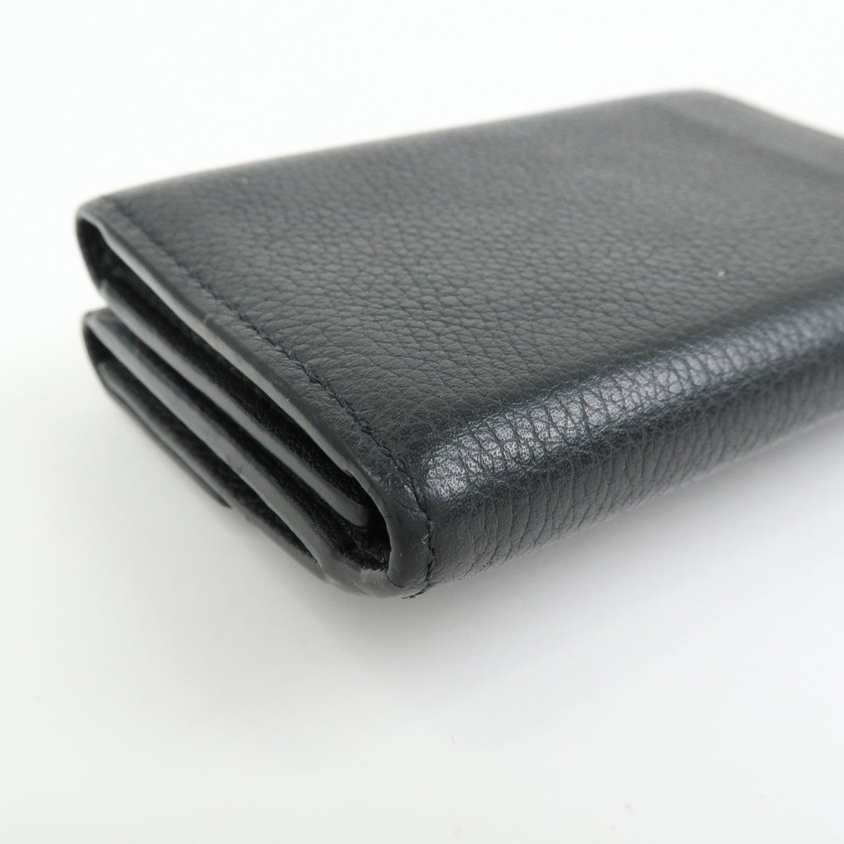 Louis Vuitton Lockmini Leather Black Leather Wallets Accessory (Pre-Owned)