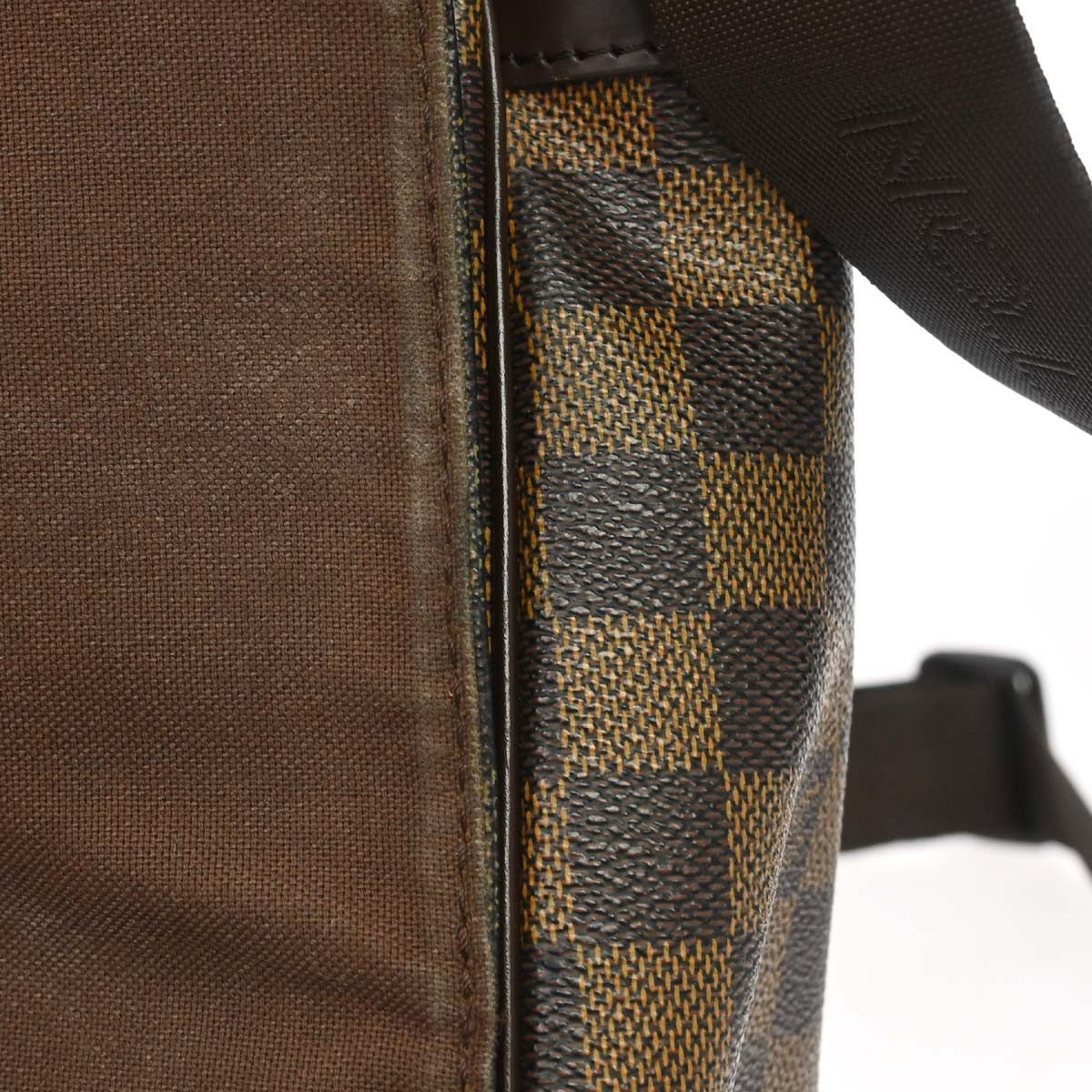 Louis Vuitton Melville Messenger Damier Ebene Brown Canvas Shoulder Bag Bag (Pre-Owned)