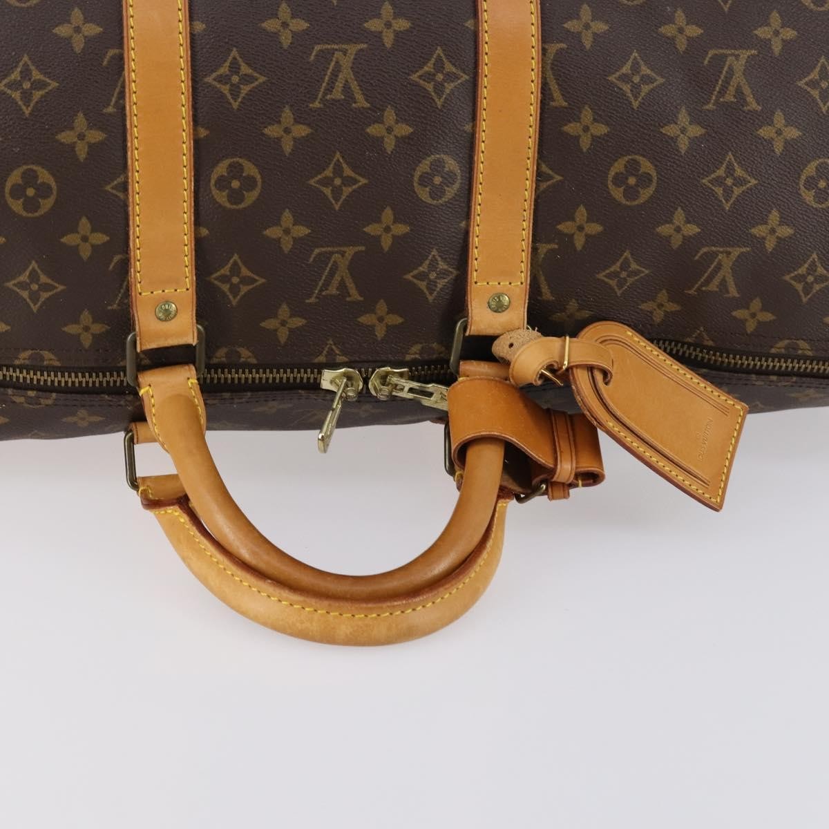 Louis Vuitton Keepall Monogram Canvas Brown Canvas Travel Bag Bag (Pre-Owned)