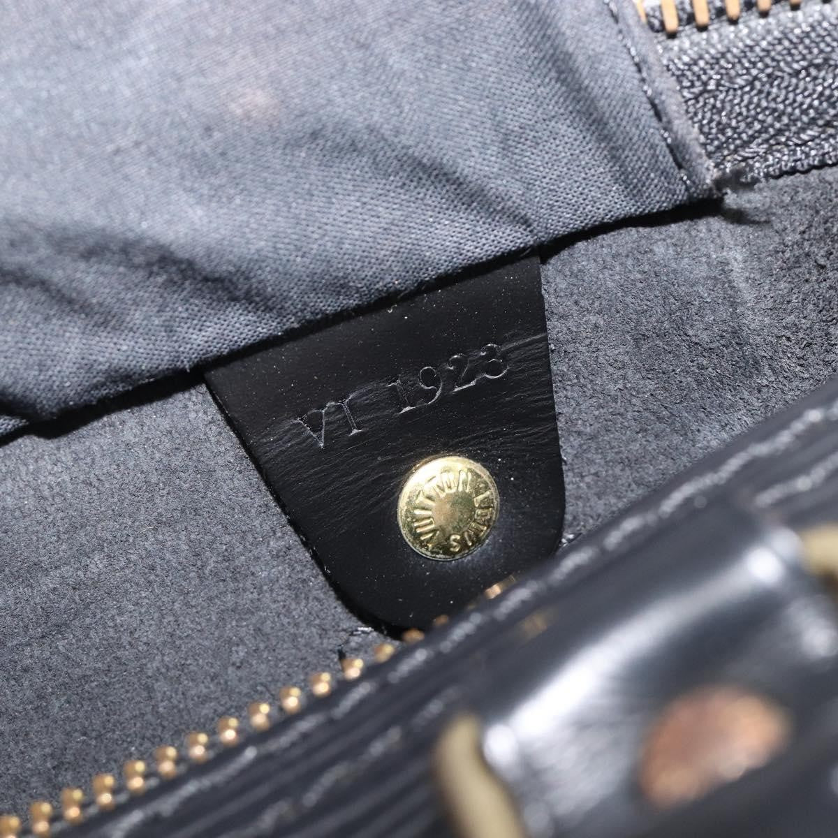 Louis Vuitton Speedy Epi Leather Black Leather Handbag (Pre-Owned)