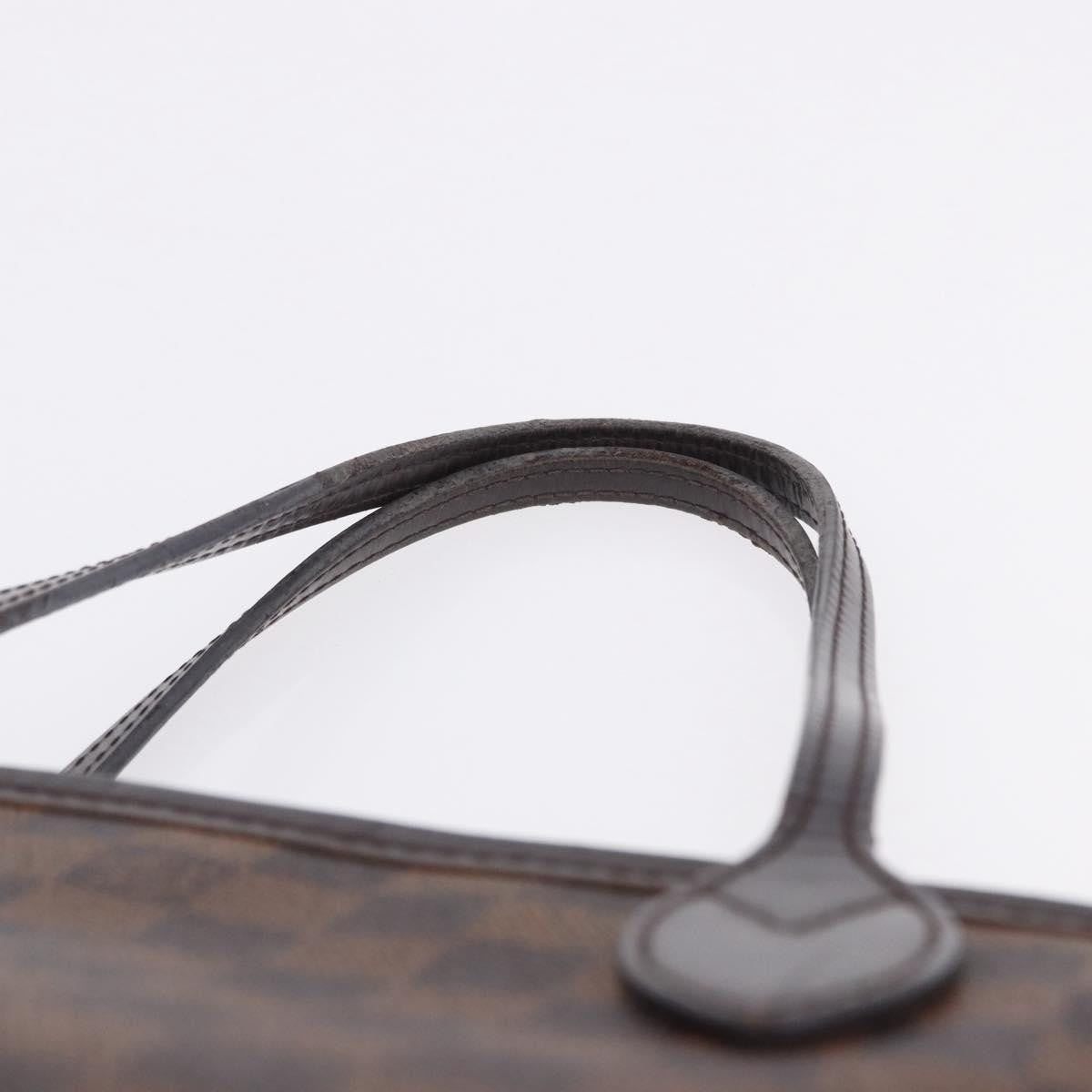Louis Vuitton Neverfull Damier Brown Canvas Tote Bag Bag (Pre-Owned)