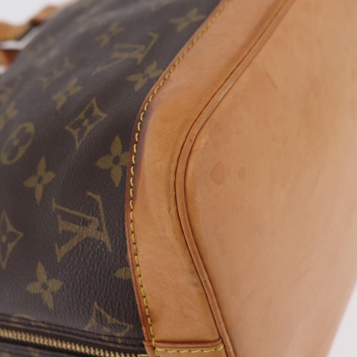 Louis Vuitton Alma Monogram Canvas Brown Canvas Handbag (Pre-Owned)