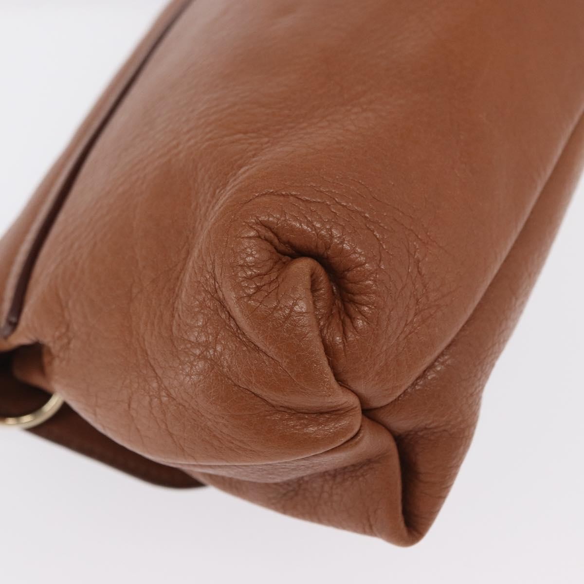 Chloe Lily Leather Brown Leather Shoulder Bag Bag (Pre-Owned)