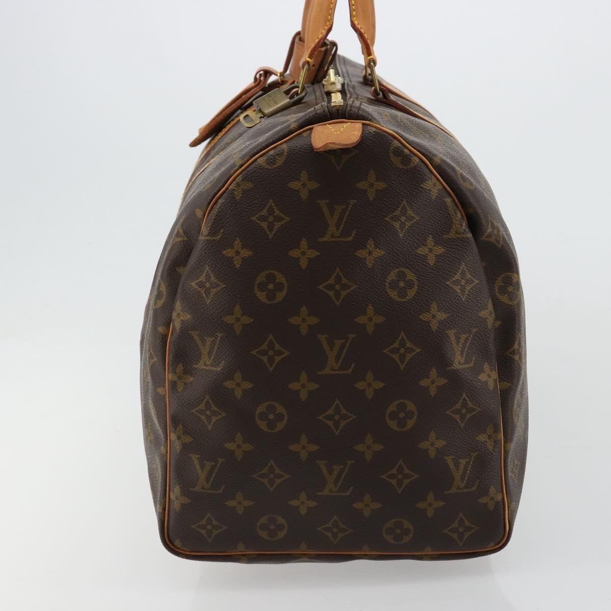 Louis Vuitton Keepall Monogram Canvas Brown Canvas Travel Bag Bag (Pre-Owned)
