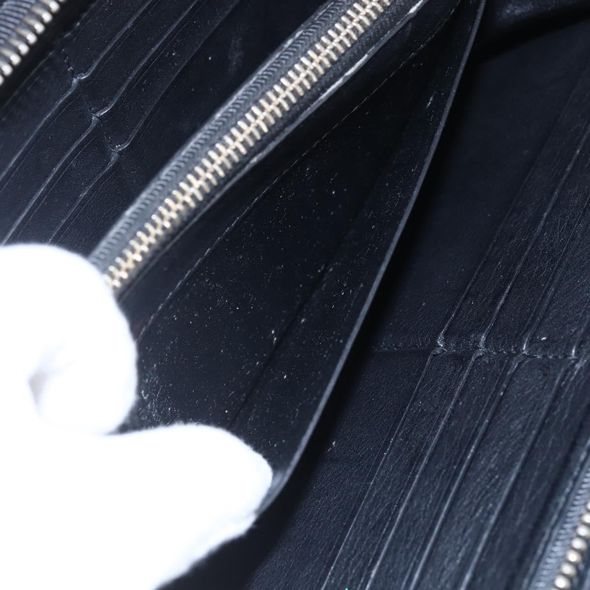 Tiffany & Co. Zip Around Leather Black Leather Wallets Accessory (Pre-Owned)