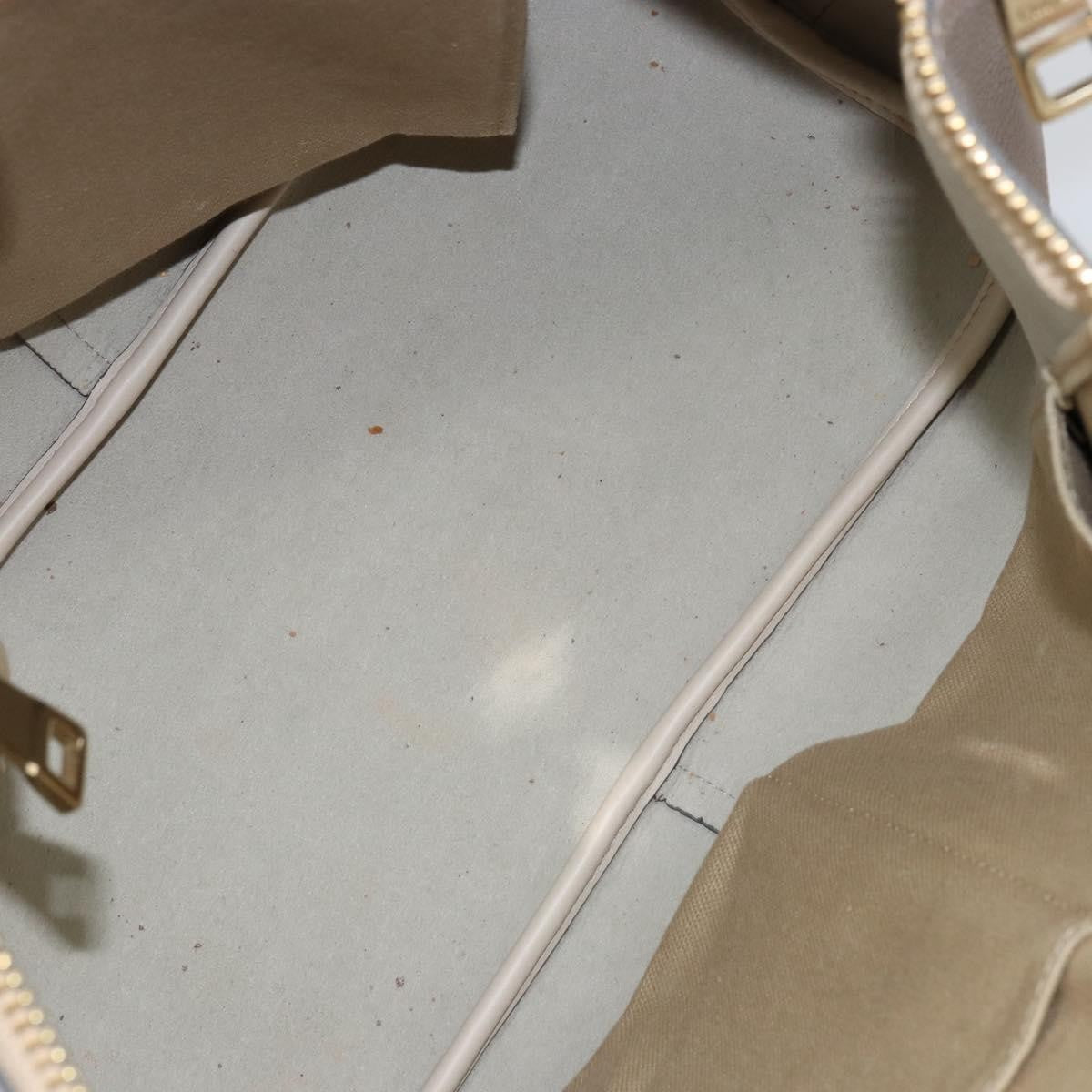 Chloe Bicolor Baylee Satchel Leather Gray Leather Handbag (Pre-Owned)