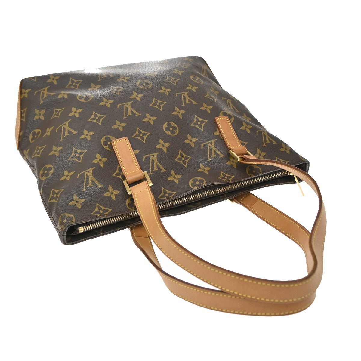 Louis Vuitton Cabas Piano Monogram Canvas Brown Canvas Tote Bag Bag (Pre-Owned)