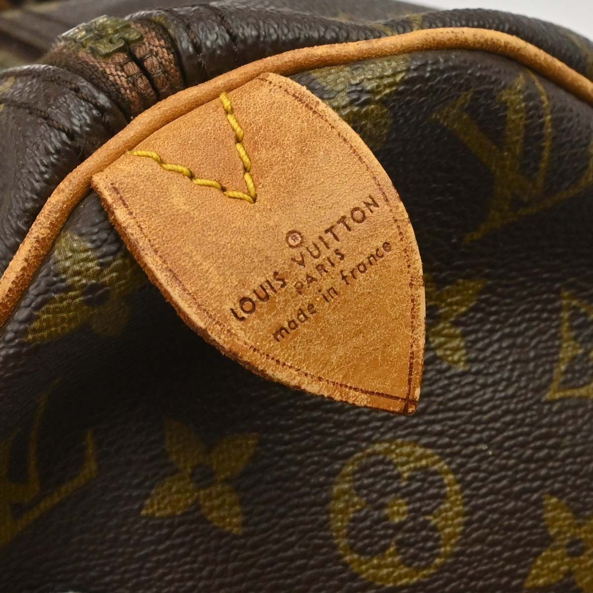 Louis Vuitton Speedy Monogram Brown Canvas Handbag (Pre-Owned)