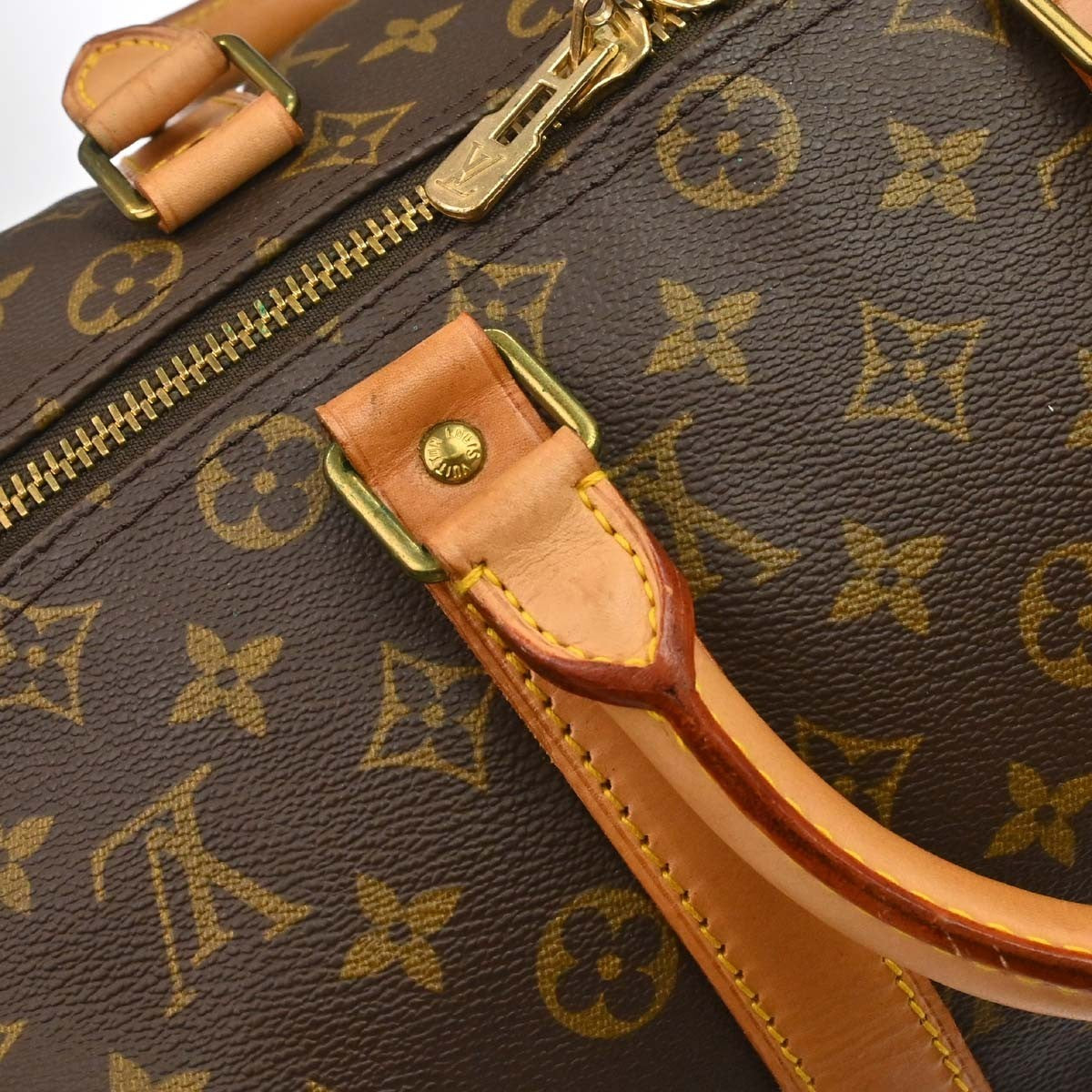 Louis Vuitton Keepall Monogram Canvas Brown Canvas Travel Bag Bag (Pre-Owned)