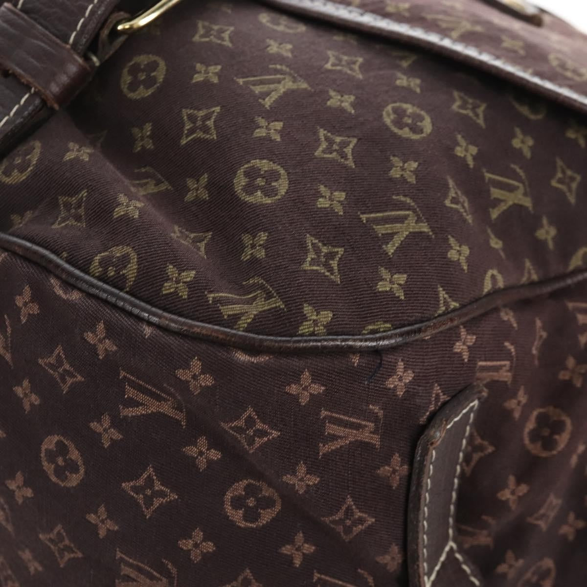 Louis Vuitton Saumur Mini Lin Brown Canvas Shoulder Bag Bag (Pre-Owned)