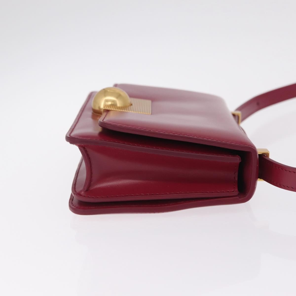 Bottega Veneta Bv Classic Spazzolato Leather Red Leather Handbag (Pre-Owned)