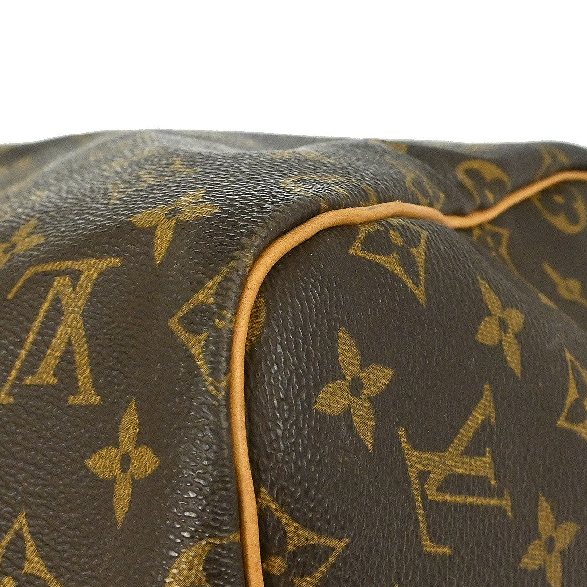 Louis Vuitton Keepall Monogram Brown Canvas Travel Bag Bag (Pre-Owned)