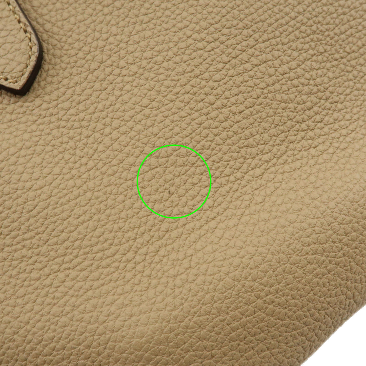 Gucci Lady Dollar Dome Satchel Leather Beige Leather Handbag (Pre-Owned)