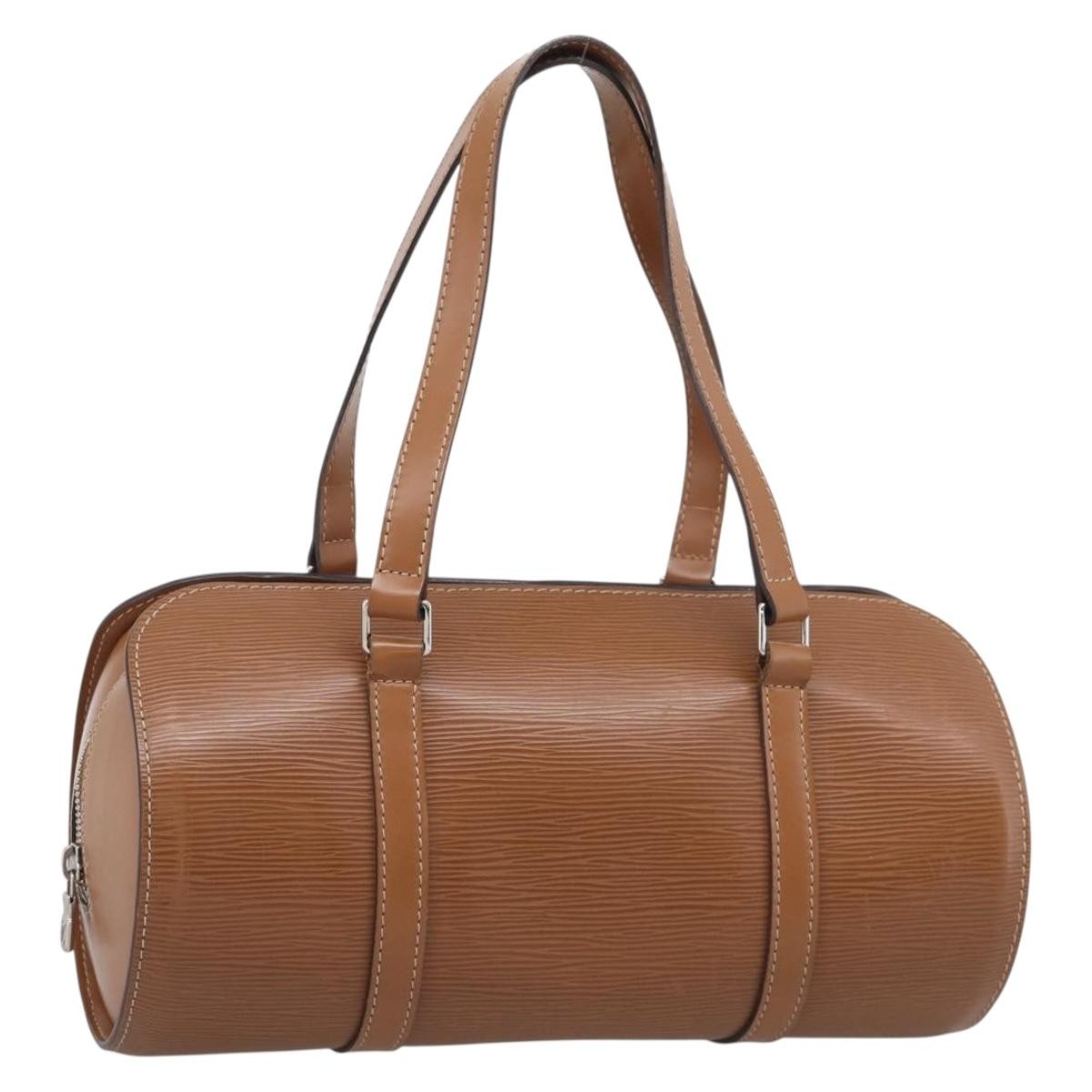 Louis Vuitton Soufflot Epi Leather Brown Leather Tote Bag Bag (Pre-Owned)