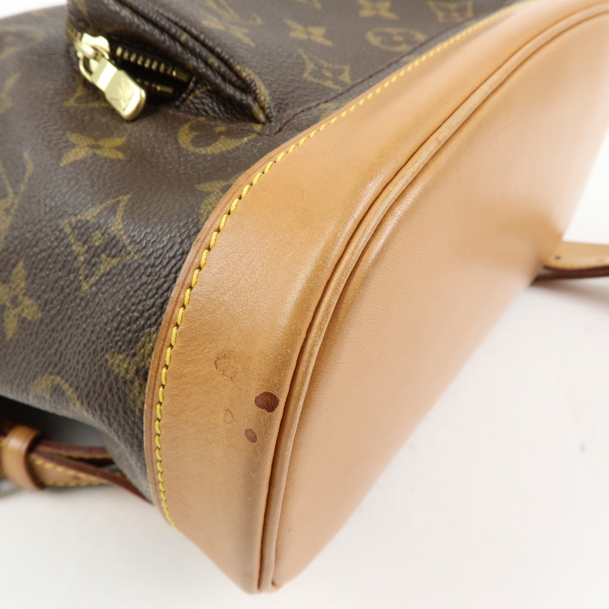 Louis Vuitton Vintage Montsouris Monogram Canvas Brown Canvas Backpack Bag (Pre-Owned)