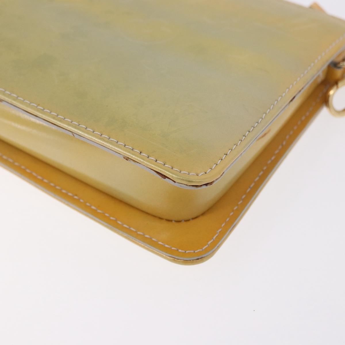 Louis Vuitton Lexington Pochette Patent Leather Gray Patent_Leather Clutche & Pouche Bag (Pre-Owned)