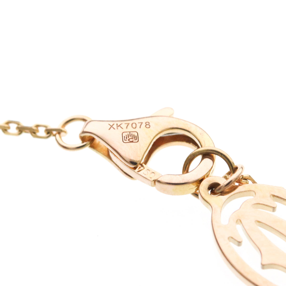 Cartier Torta Heart Pendant 18K Rose Gold Gold Pink_Gold Necklace Jewelry (Pre-Owned)