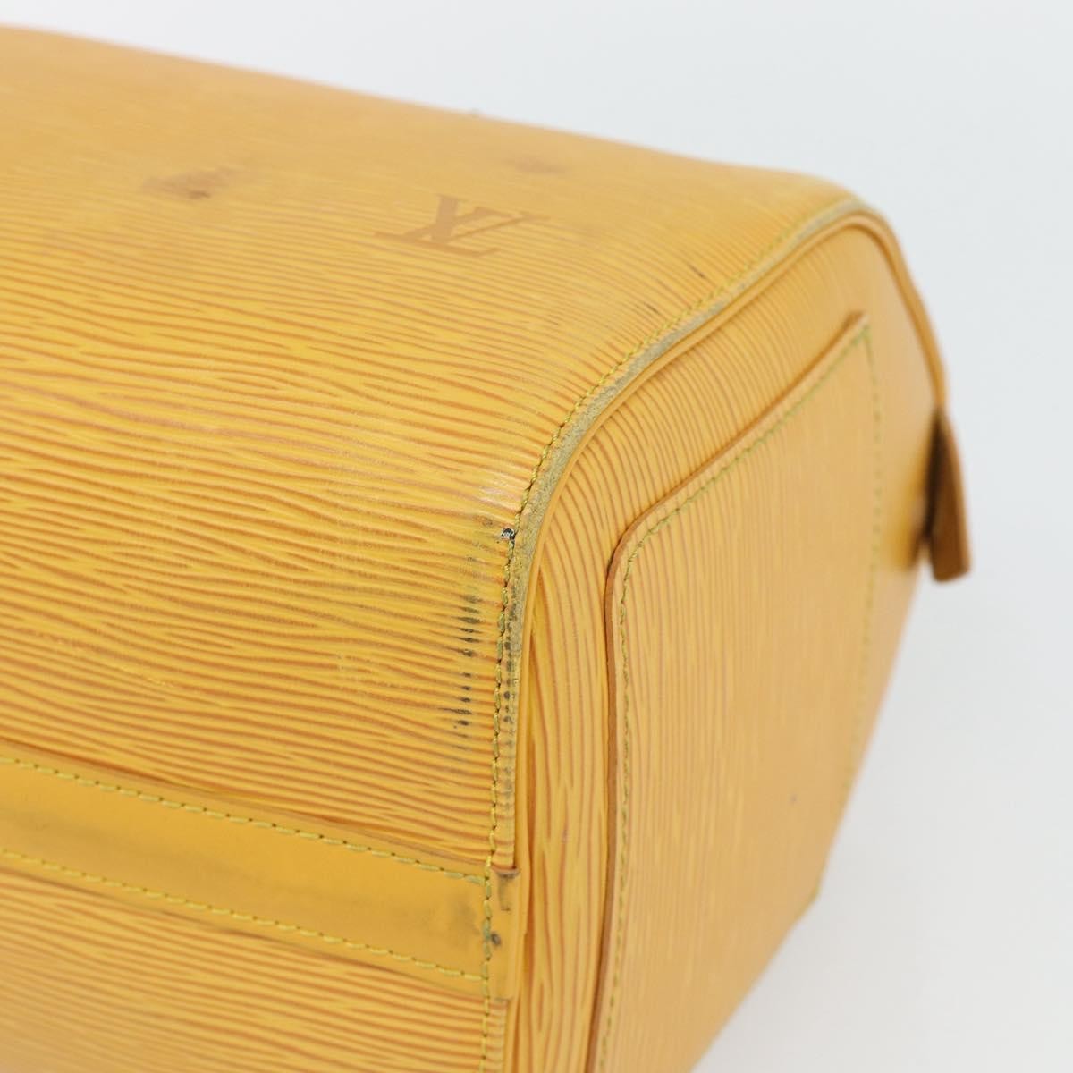 Louis Vuitton Speedy Epi Leather Yellow Leather Handbag (Pre-Owned)