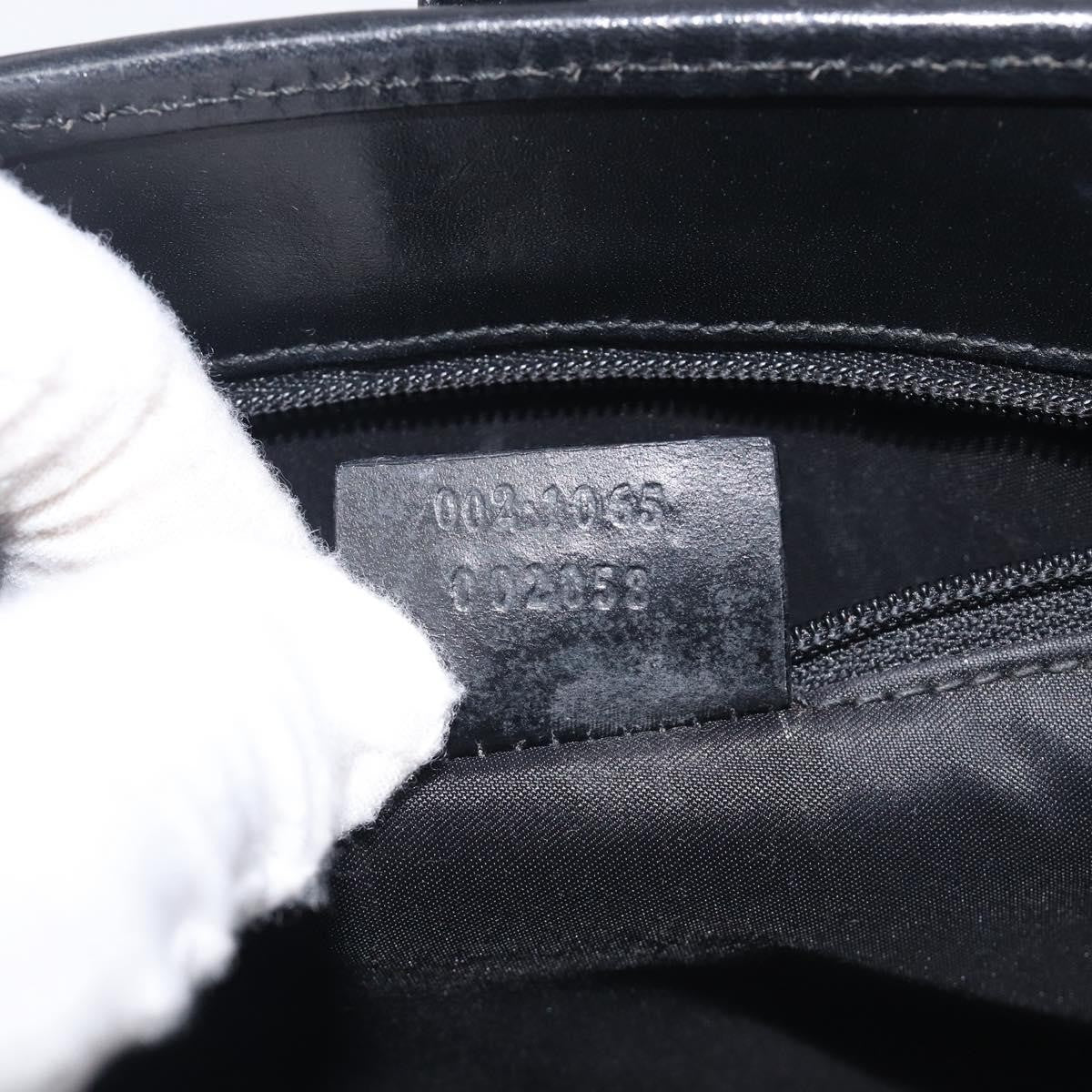 Gucci Jackie Leather Black Leather Tote Bag Bag (Pre-Owned)