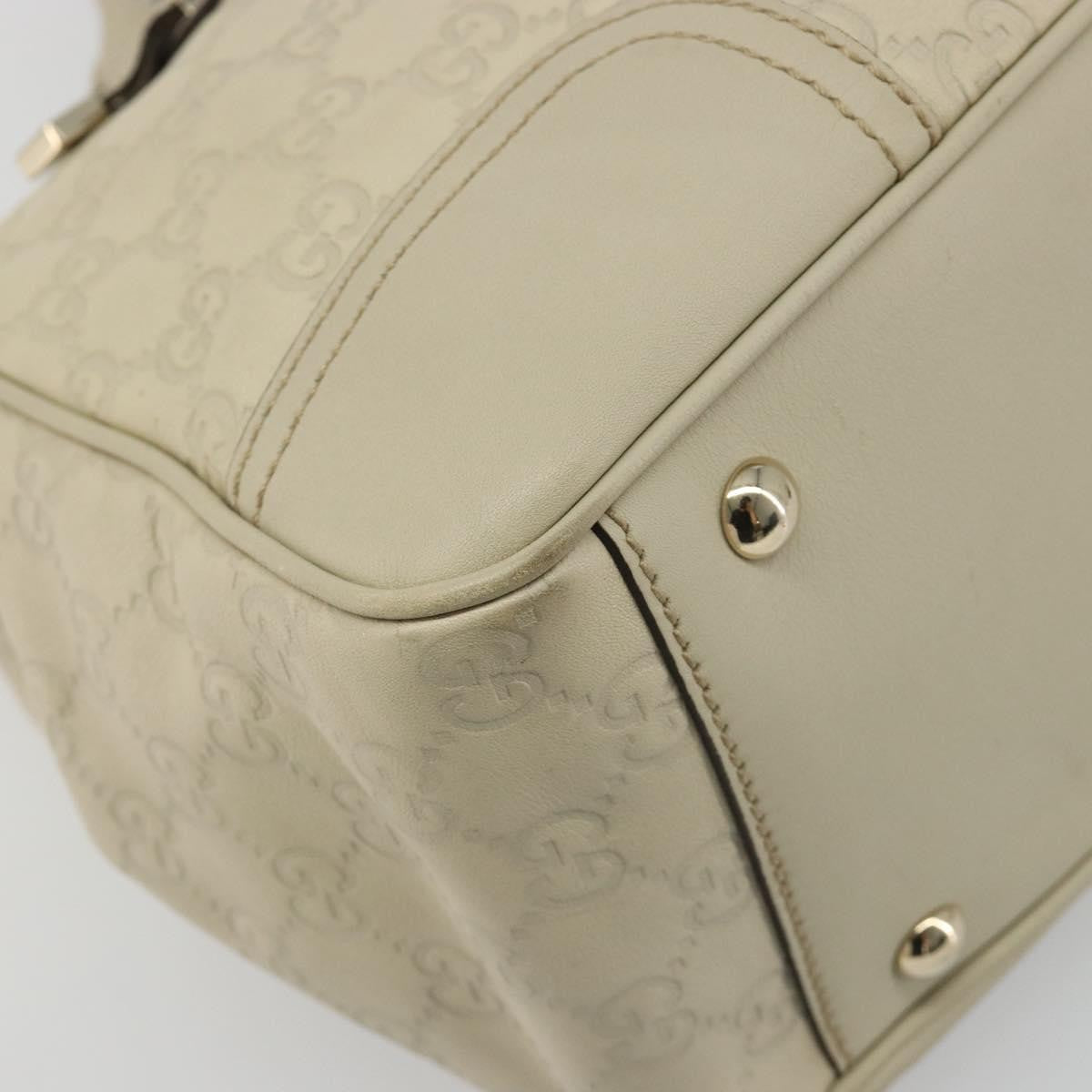Gucci Princy Tote Guccissima Leather Beige Leather Shoulder Bag Bag (Pre-Owned)