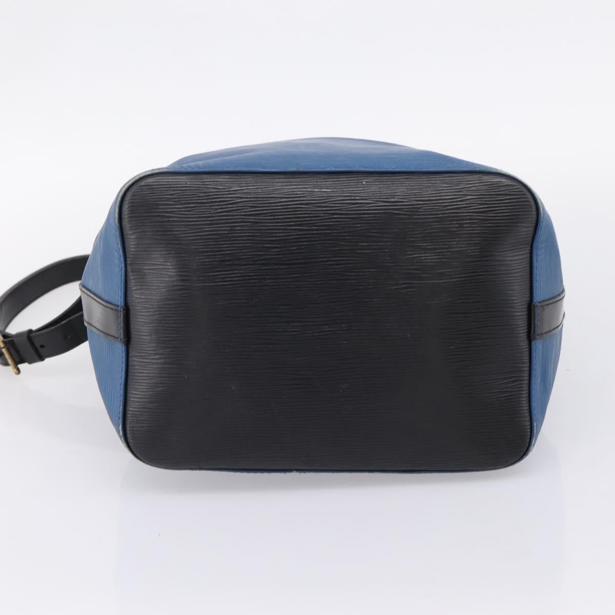 Louis Vuitton Bicolor Petit Noe Epi Leather Blue Leather Shoulder Bag Bag (Pre-Owned)