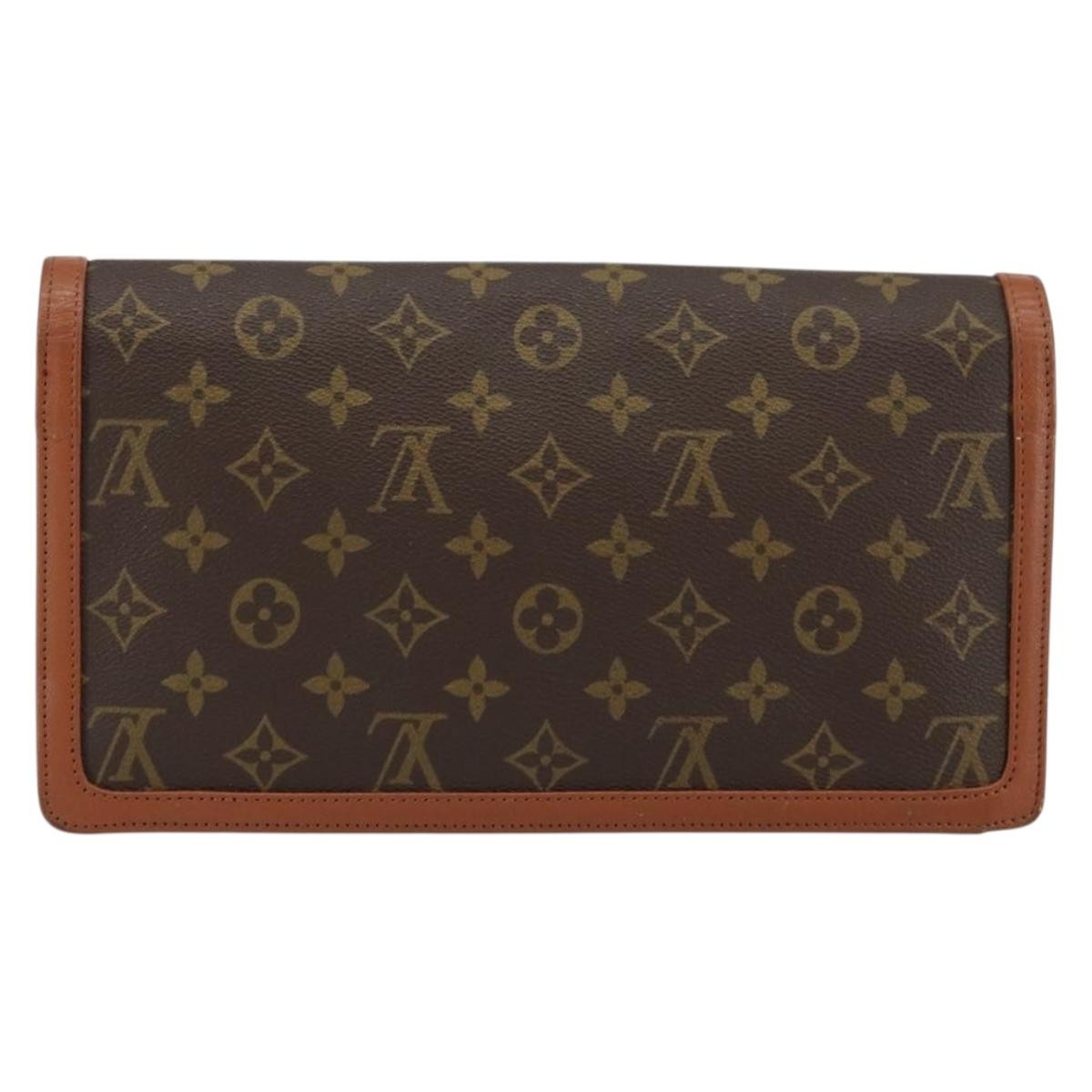 Louis Vuitton Dame Pochette Monogram Canvas Brown Canvas Clutche & Pouche Bag (Pre-Owned)