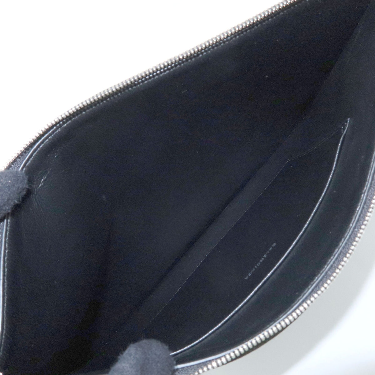 Balenciaga Signature Pouch Monogram Pvc Leather Black Canvas Clutche & Pouche Bag (Pre-Owned)