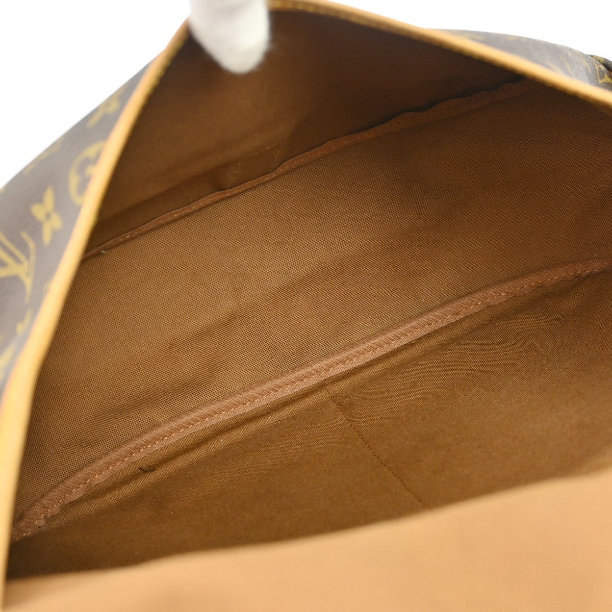Louis Vuitton Saumur Monogram Canvas Brown Canvas Shoulder Bag Bag (Pre-Owned)