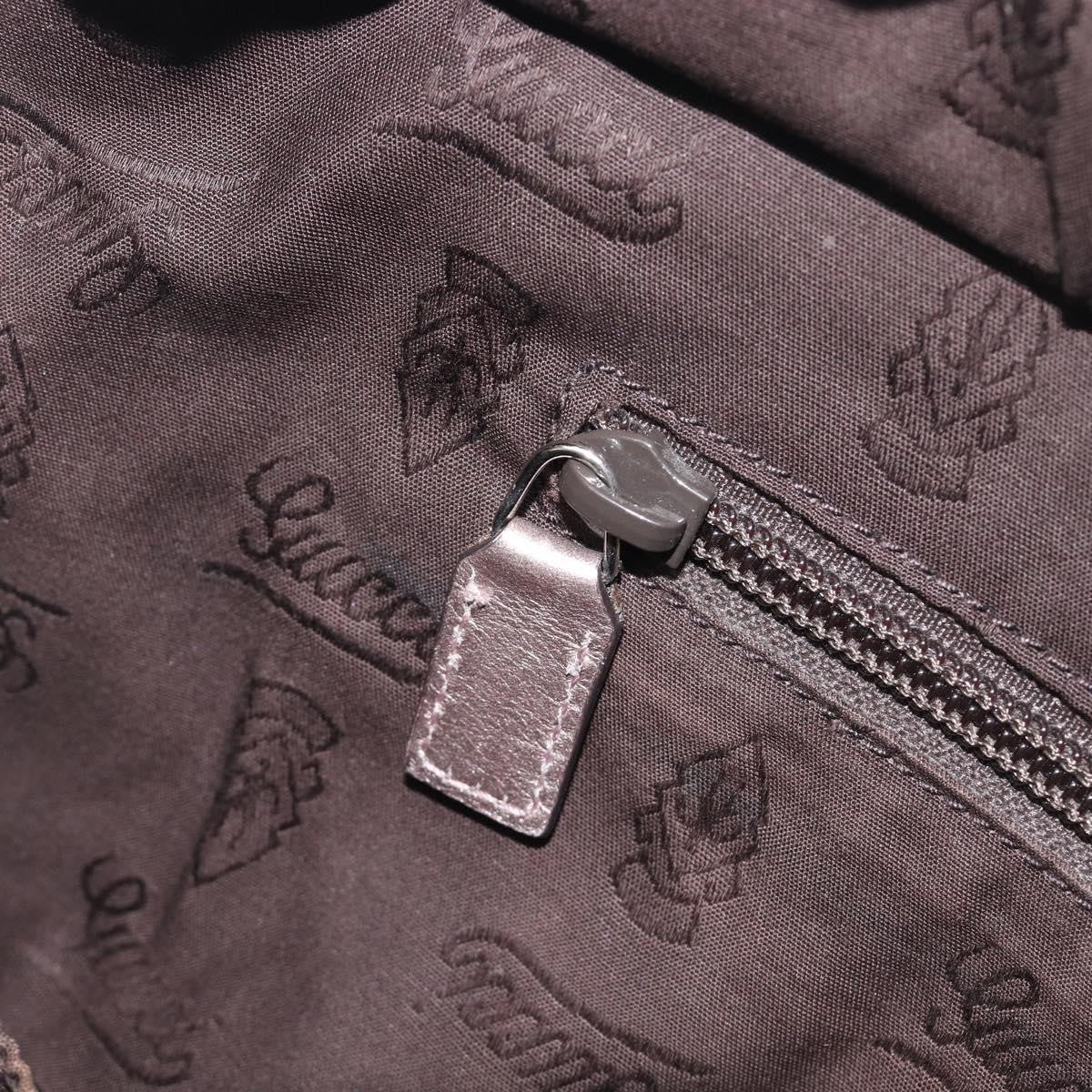 Gucci Tote Gg Imprime Silver Canvas Tote Bag Bag (Pre-Owned)