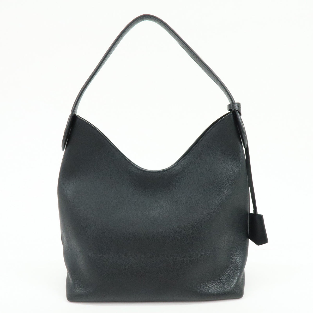 Louis Vuitton Lockme Hobo Leather Black Leather Shoulder Bag Bag (Pre-Owned)