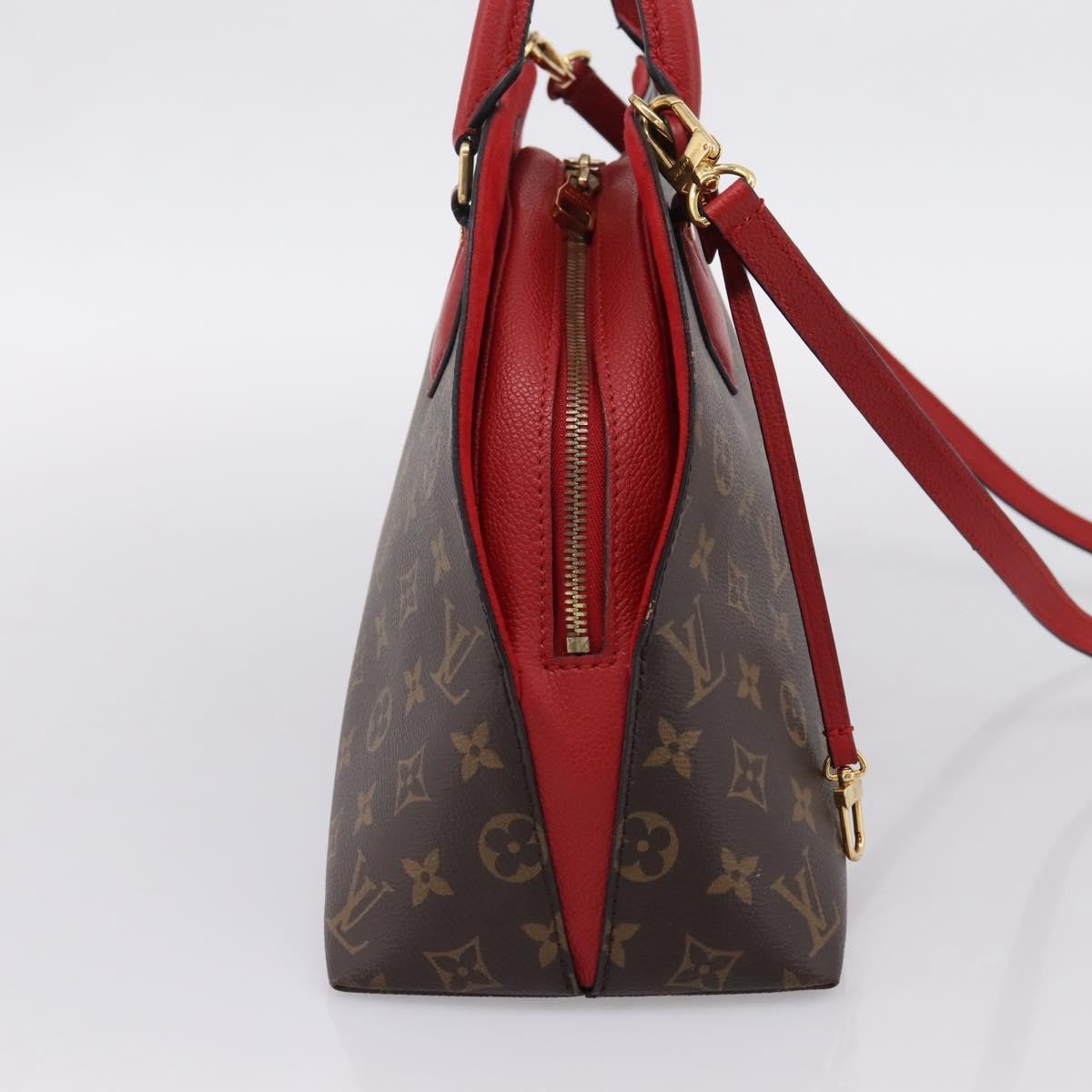 Louis Vuitton Alma Bnb Monogram Canvas With Leather Brown Canvas Handbag (Pre-Owned)