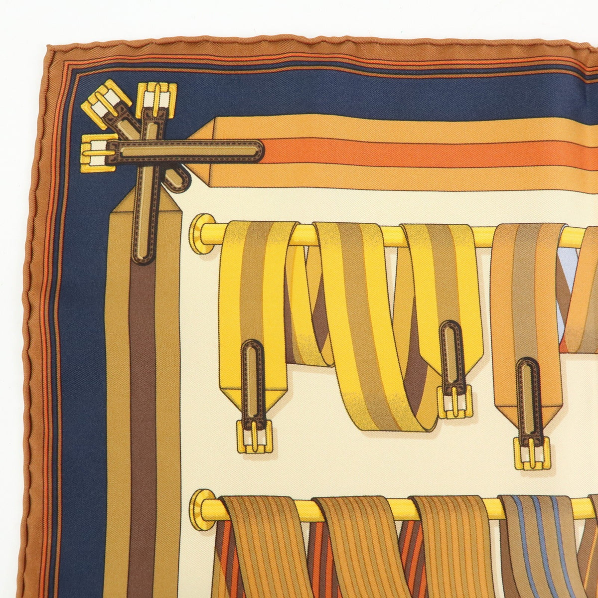 Hermes Carré 42 Silk Multicolour Silk Scarve & Shawl Accessory (Pre-Owned)