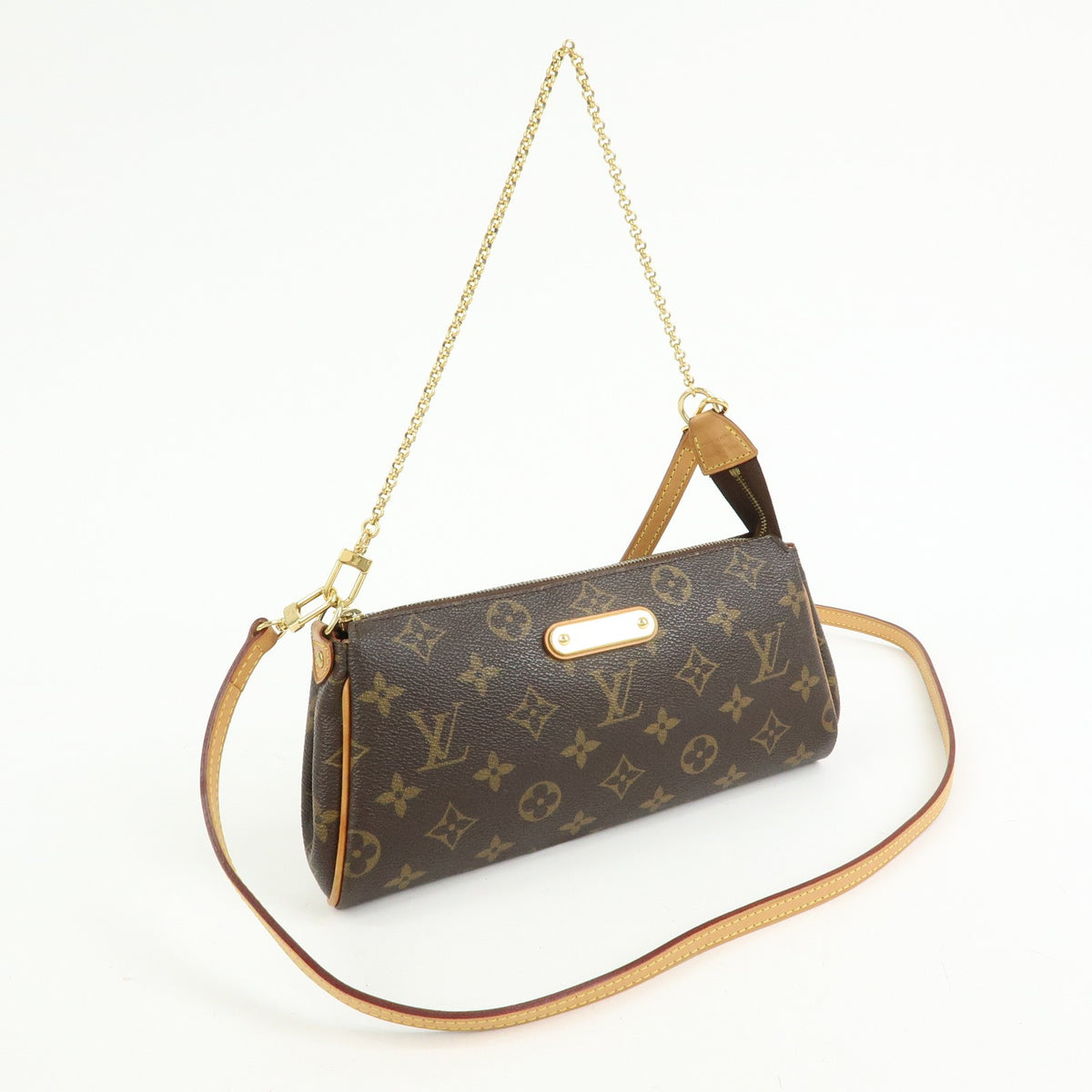 Louis Vuitton Eva Monogram Canvas Brown Canvas Handbag (Pre-Owned)