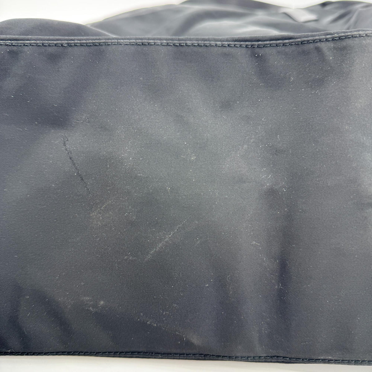 Prada Open Tote Tessuto Black Nylon Handbag (Pre-Owned)