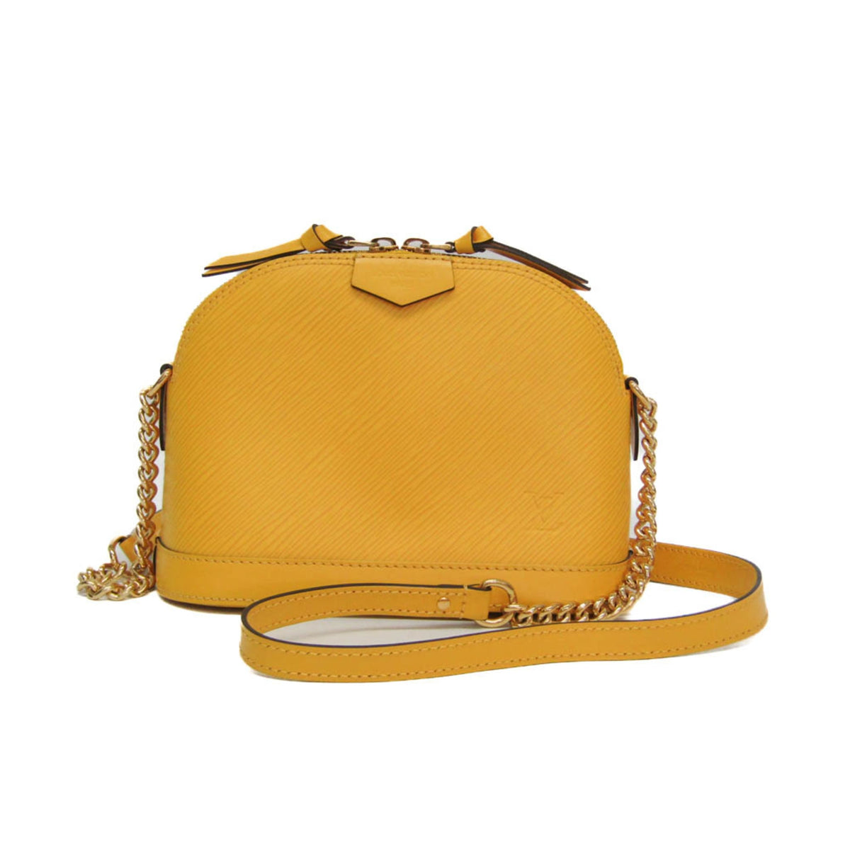 Louis Vuitton Alma Chain Epi Leather Yellow Leather Shoulder Bag Bag (Pre-Owned)