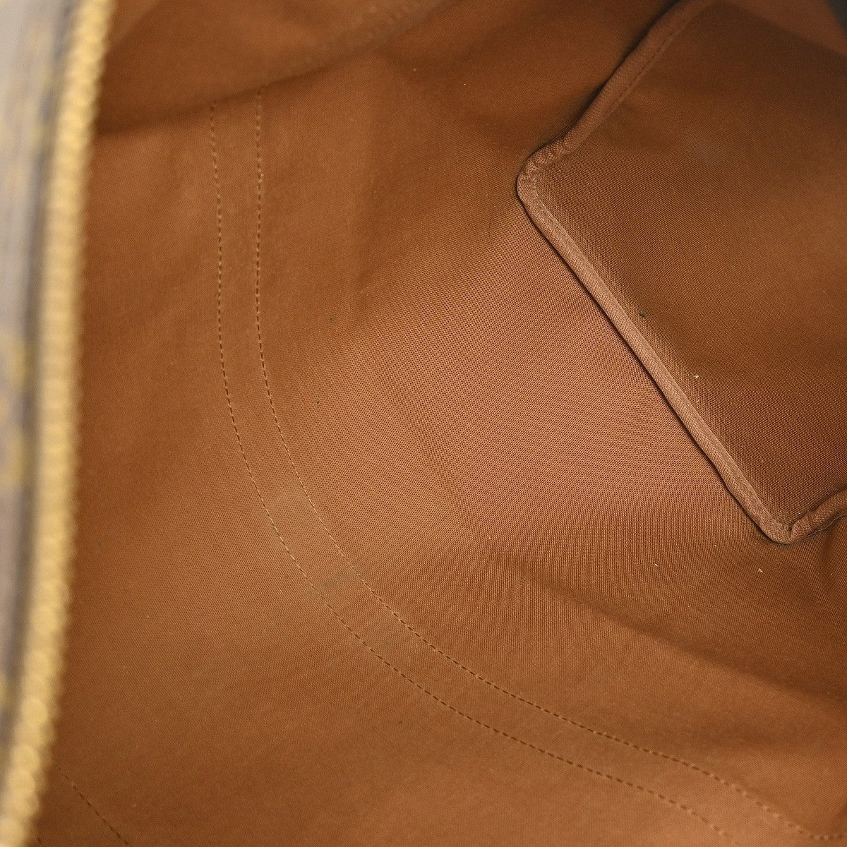 Louis Vuitton Keepall Monogram Canvas Brown Canvas Travel Bag Bag (Pre-Owned)