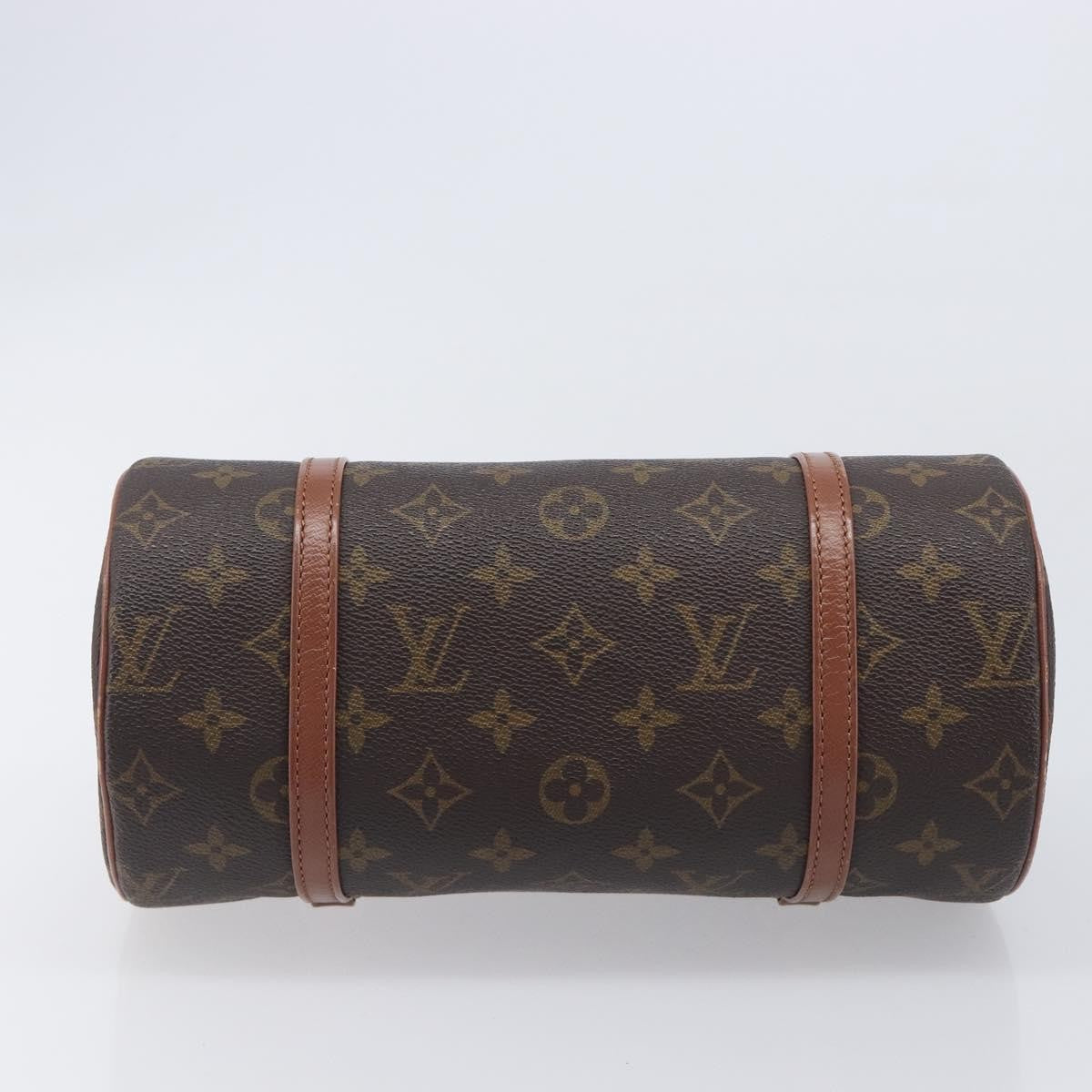 Louis Vuitton Papillon Monogram Canvas Brown Canvas Handbag (Pre-Owned)