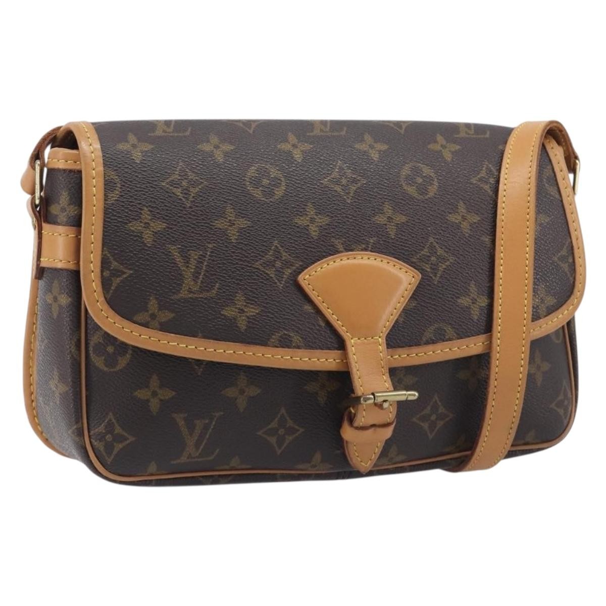 Louis Vuitton Sologne Monogram Canvas Brown Canvas Handbag (Pre-Owned)
