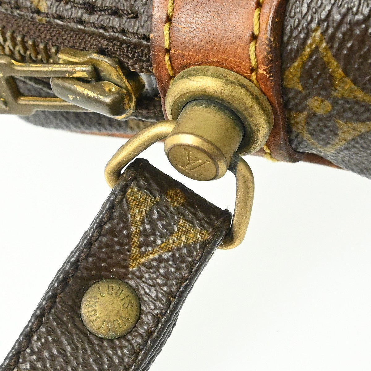 Louis Vuitton Marly Dragonne Clutch Monogram Canvas Brown Canvas Clutche & Pouche Bag (Pre-Owned)