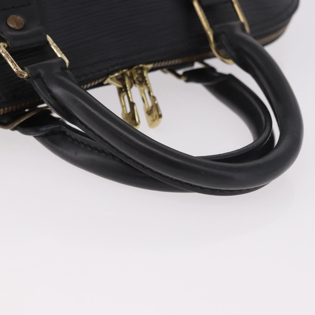 Louis Vuitton Alma Epi Leather Black Leather Handbag (Pre-Owned)