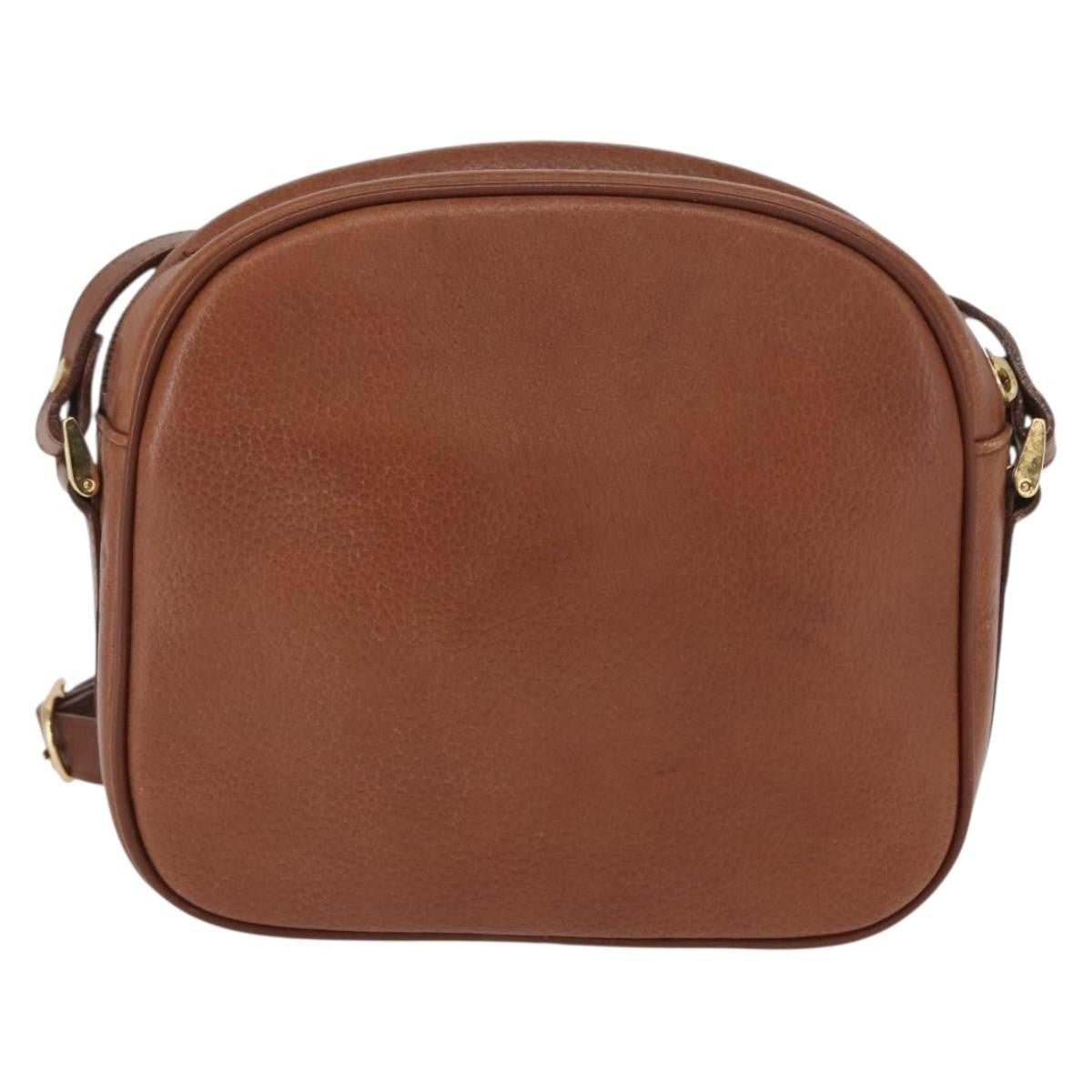 Burberry Vintage Leather Brown Leather Shoulder Bag Bag (Pre-Owned)