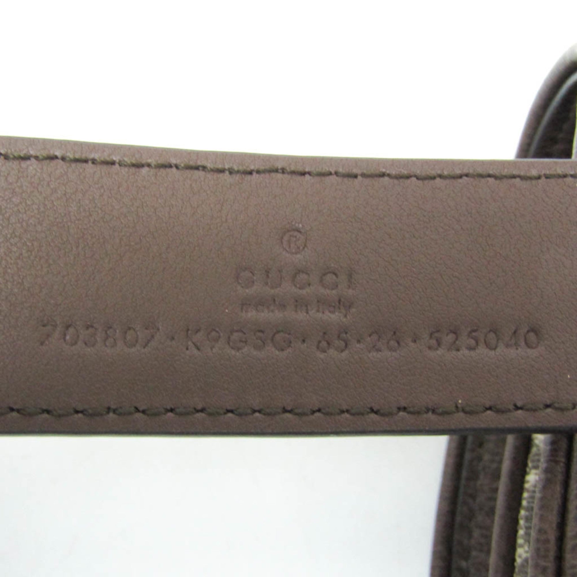 Gucci Blondie Belt Gg Coated Canvas Beige Canvas Clutche & Pouche Bag (Pre-Owned)